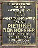 Dia-Serie Bonhoeffer, Dietrich
