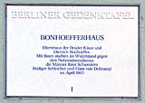 Dia-Serie Bonhoeffer-Haus